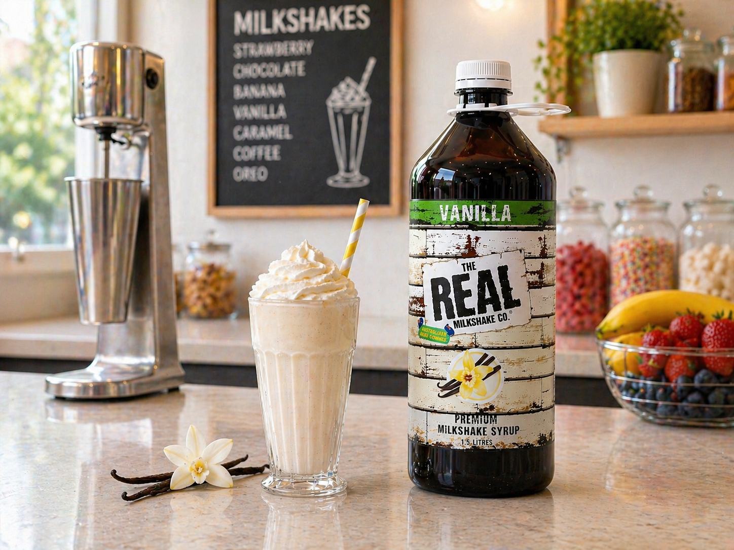 Real Milkshake Vanilla shake