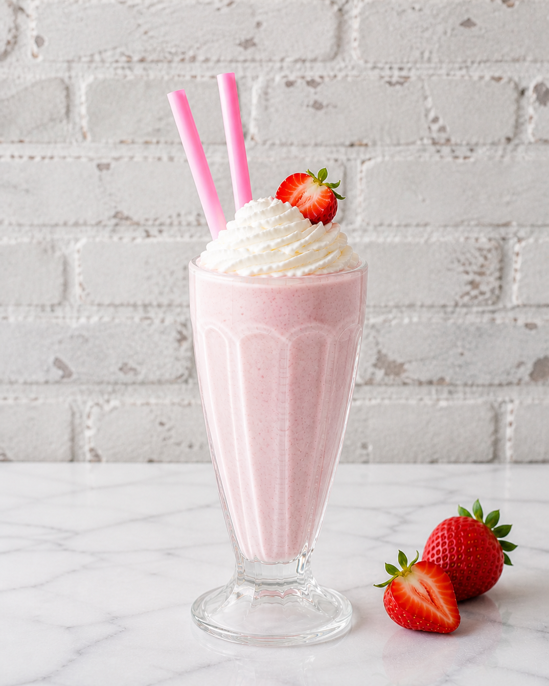 Classic STrawberry Real Milkshake