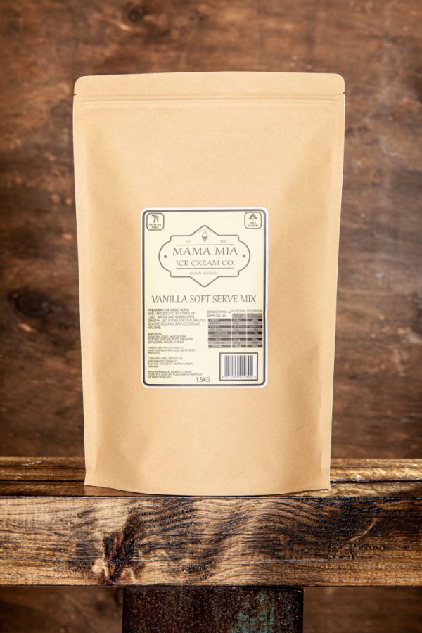 Mama Mia Vanilla Soft Serve Mix 1.5kg
