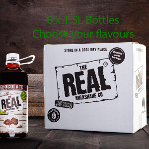 Milkshake Syrup Case Deal 6 x 1.5L
