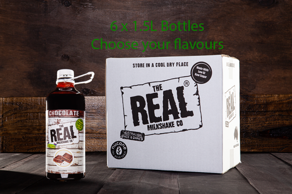 Milkshake Syrup Case Deal 6 x 1.5L