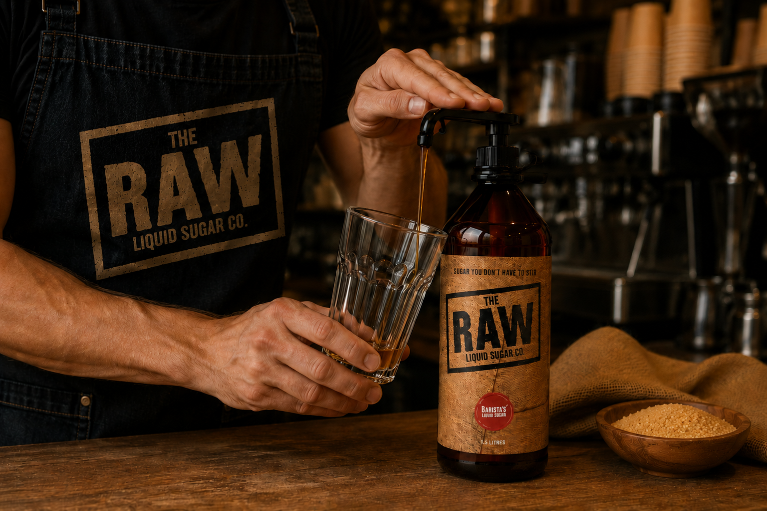 Baristas Raw Liquid Sugar 1.5L - Image 2