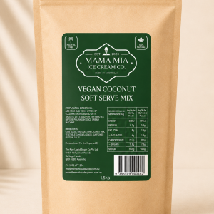 Coconut soft serve bag