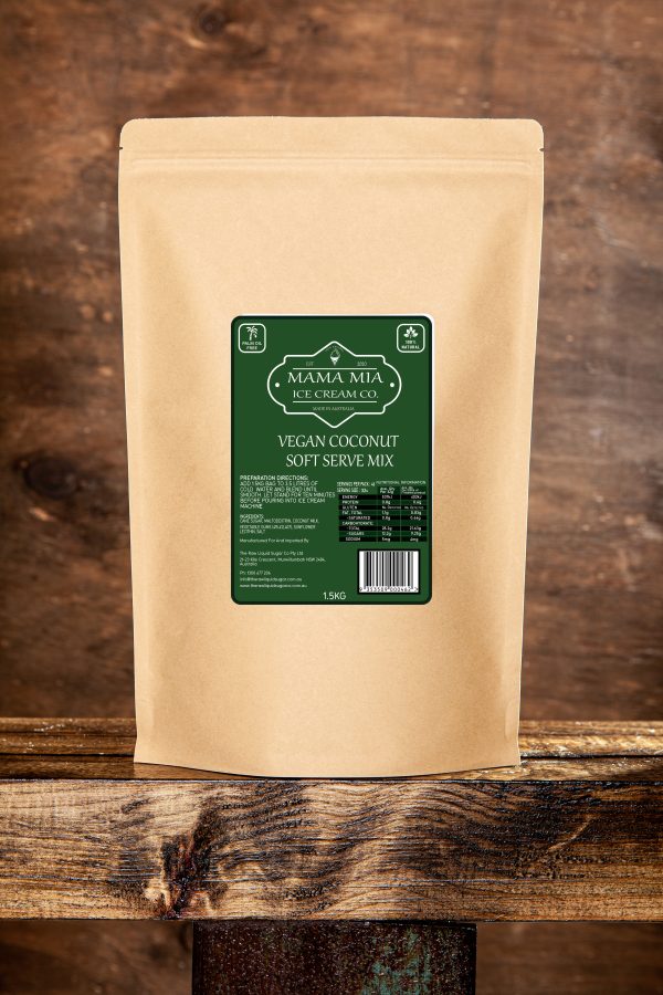 Mama Mia Vegan Coconut Soft Serve Mix 1.5kg