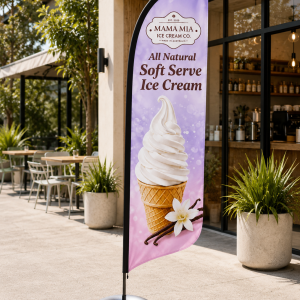Vanilla soft serve flag