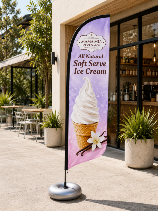 Vanilla soft serve flag