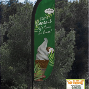 Mama Mia Coconut Soft Serve Flag