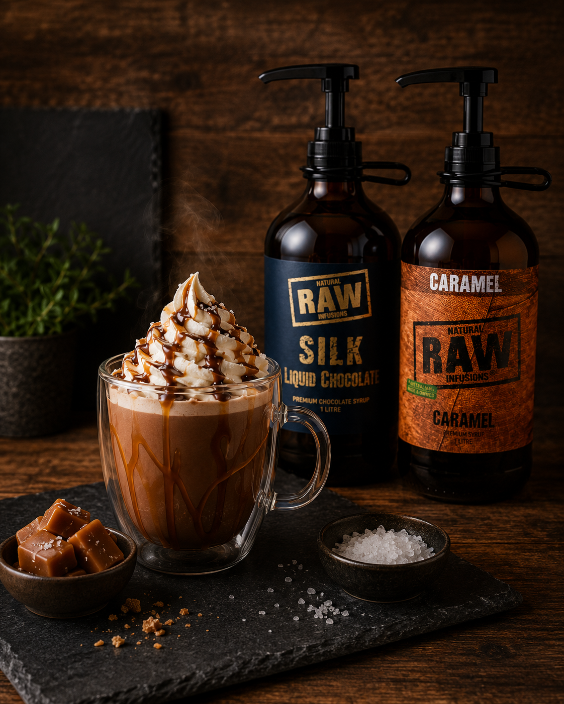 Salted Caramel Hot Chocolate