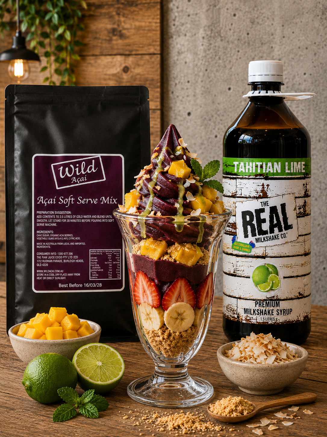 Wild Acai Lime Sundae